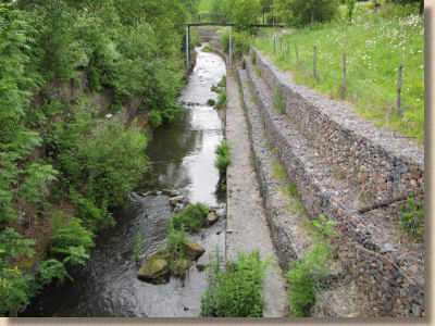 gabion reinforced river bank