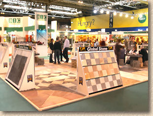 Global Stone stand