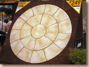 travertine circle