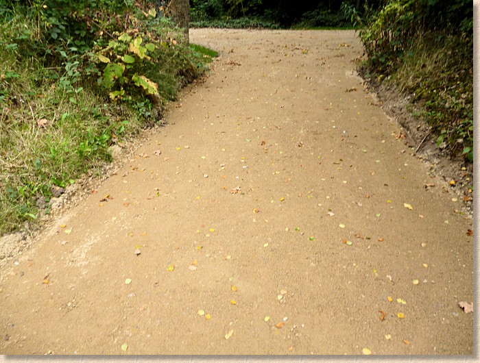 sandstone gravel pathway