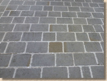 mortar pointed setts