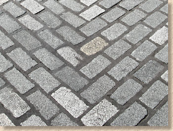 pitch jointed granite setts