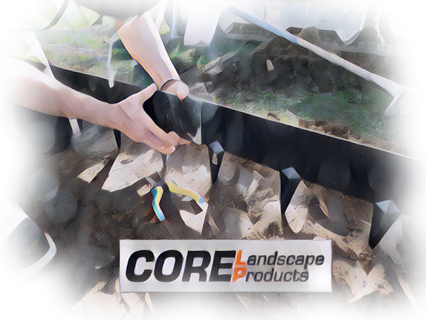 Steel Edgings from Core Landscape Products Logo