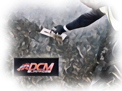 Rubber-Gravel SBRA Surfacing from DCM Surfaces Logo