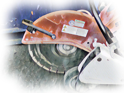 Cutting with Diamond Blades Logo