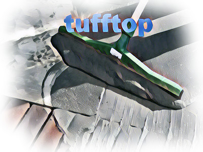 Jointing Paving with Steintec tufftop Logo