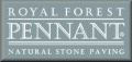 Royal Forest Pennant Stone Logo