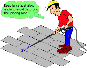 keep lance shallow