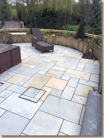 Faq Fixing Acid Stained Flagstones Setts And Other Paving Pavingexpert - How To Clean Rust From Patio Stones