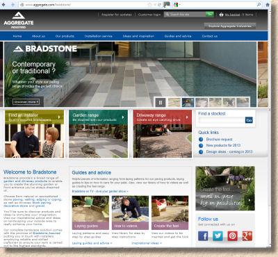 bradstone website
