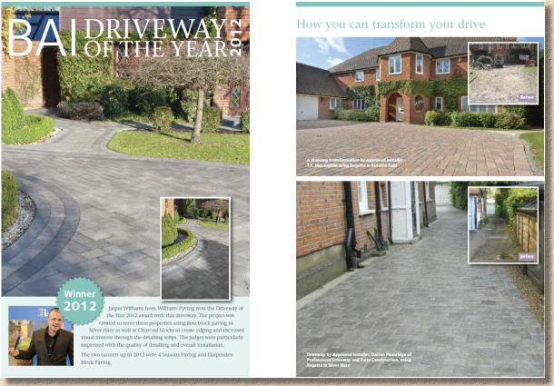 award winning driveways