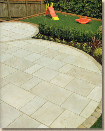 sandstone patio