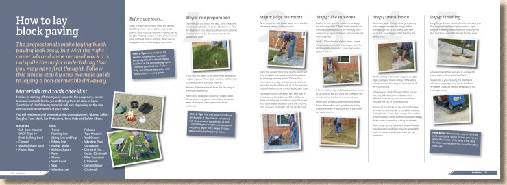 how to lay block paving
