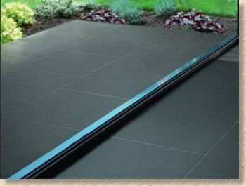 symphony black porcelain paving