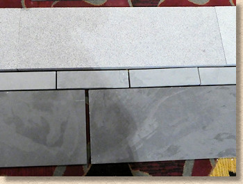 slate and granite paving