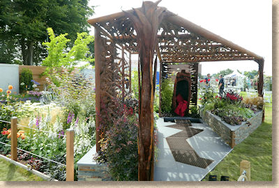 rusty steel pergola rusty steel pergola