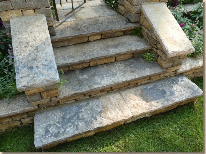 limestone steps