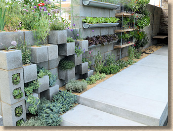 cmu wall planters