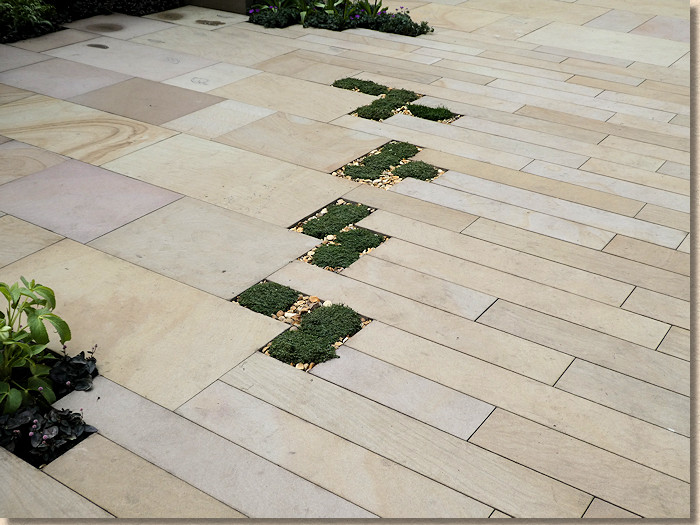 sandstone paving