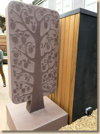 stone tree carving