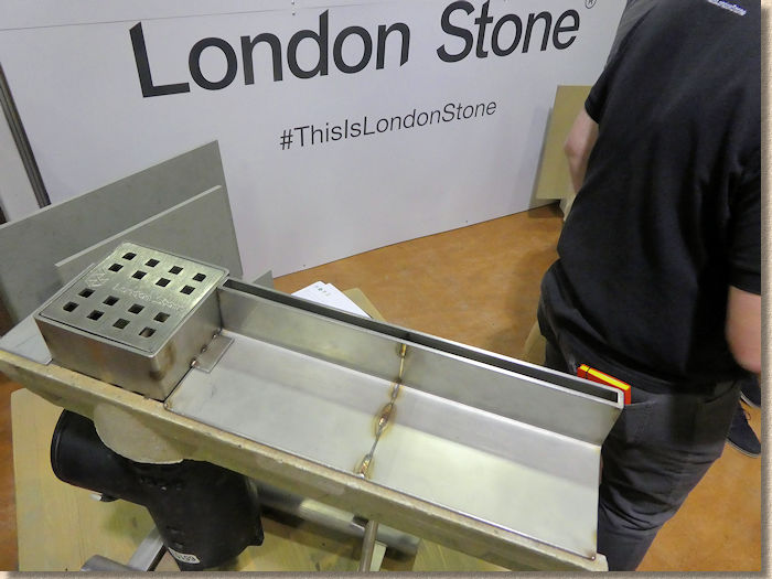 Stainless steel linear channel from London Stone Stainless steel linear channel from London Stone