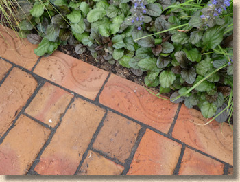 brick edging detail