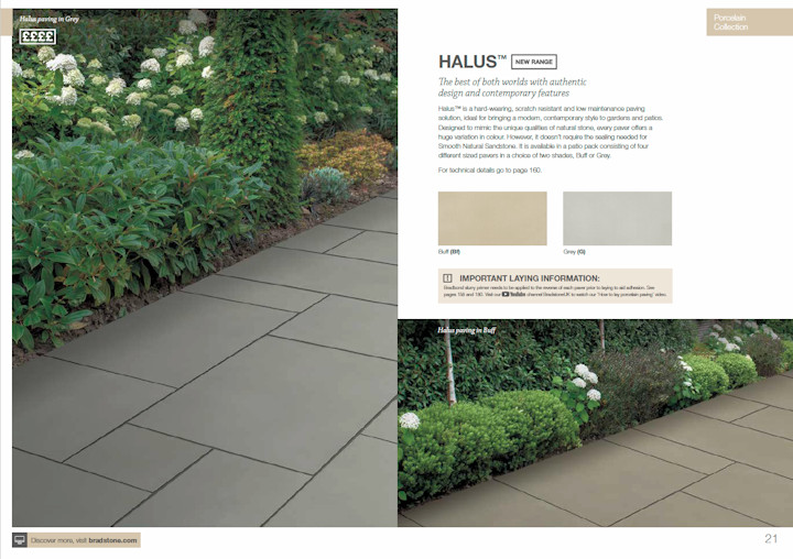 Halus porcelain paving Halus porcelain paving
