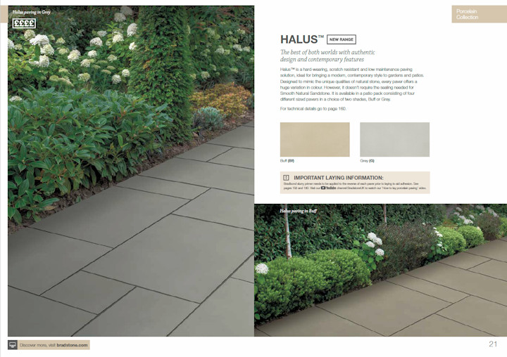 Halus porcelain paving