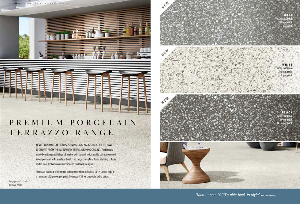 Terrazzo porcelain