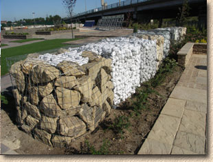 gabion displays