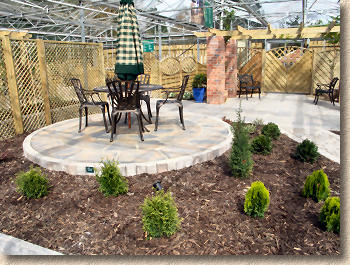 raised patio