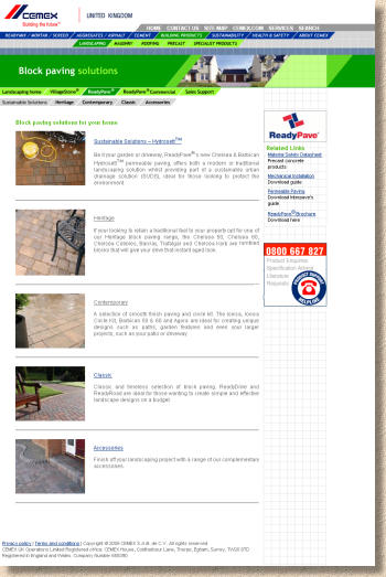 cemex block paving