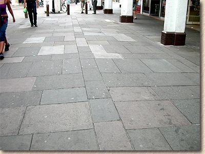 old paving