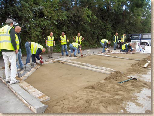 block laying