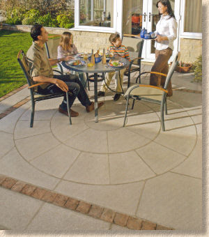 saxon mocha paving