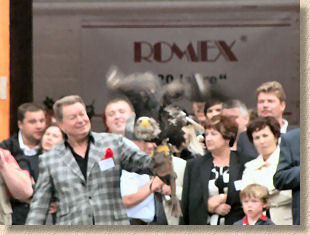 rolf meurer with eagle