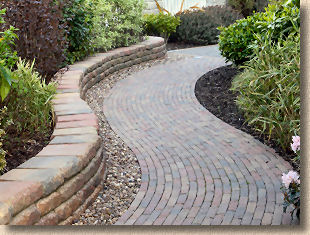 retro pavers with secura minor walling