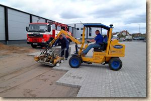 Toberloc Machine laid paving