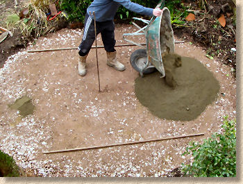 Laying course brought in