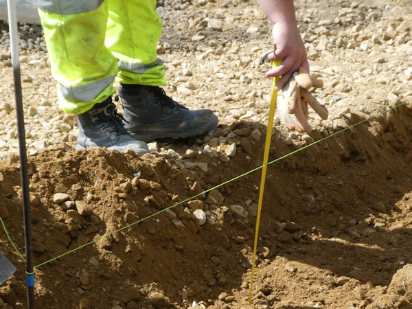 Checking bed depth