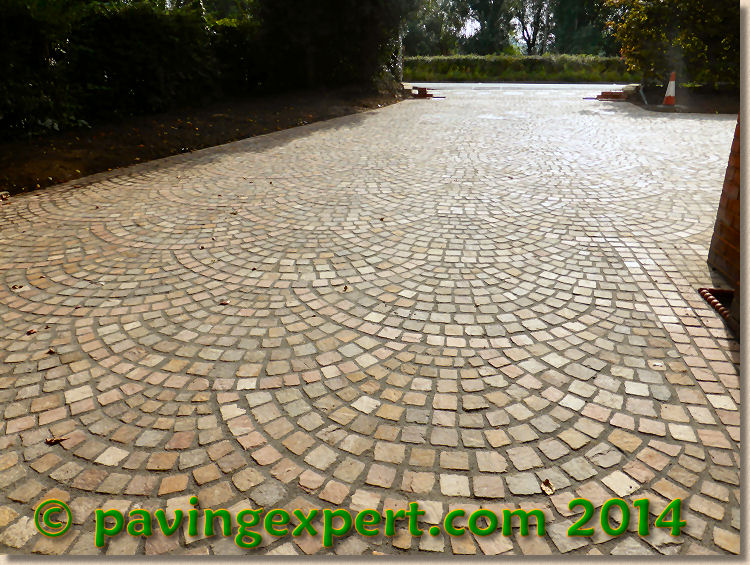 decorative sett paving