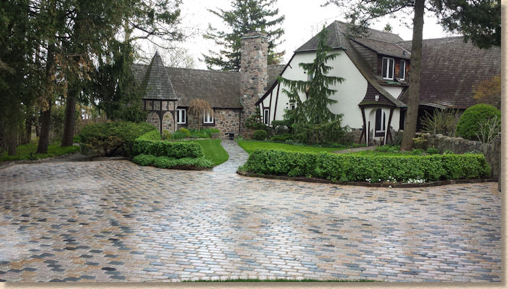 completed driveway