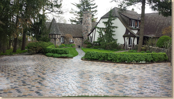 completed driveway completed driveway
