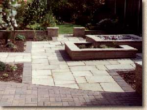 patio and planters