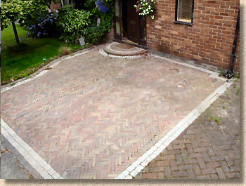 acrylic sealed paving