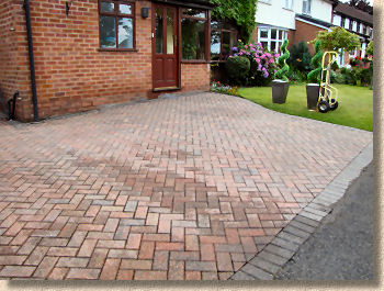 driveway drying off