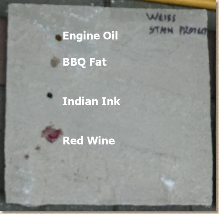stain application