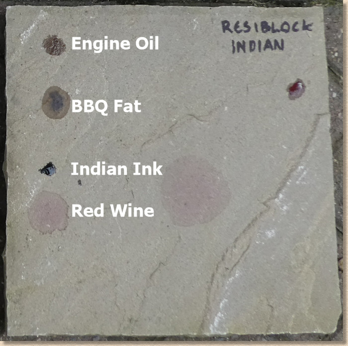 stain application