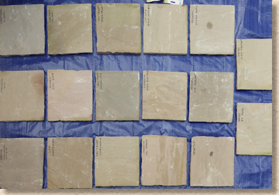 sandstone samples