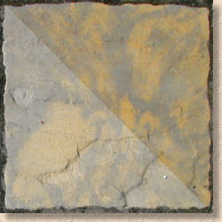 wet cast flagstone sealed